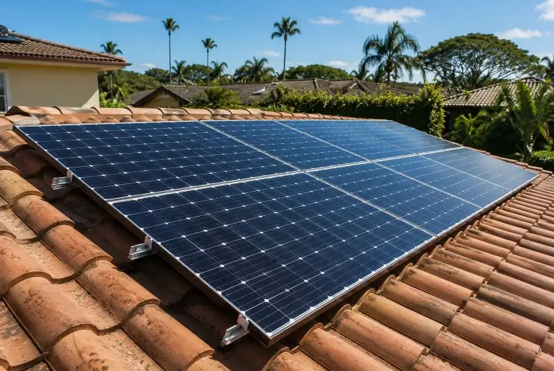 Installation de panneaux solaires à Cruscades